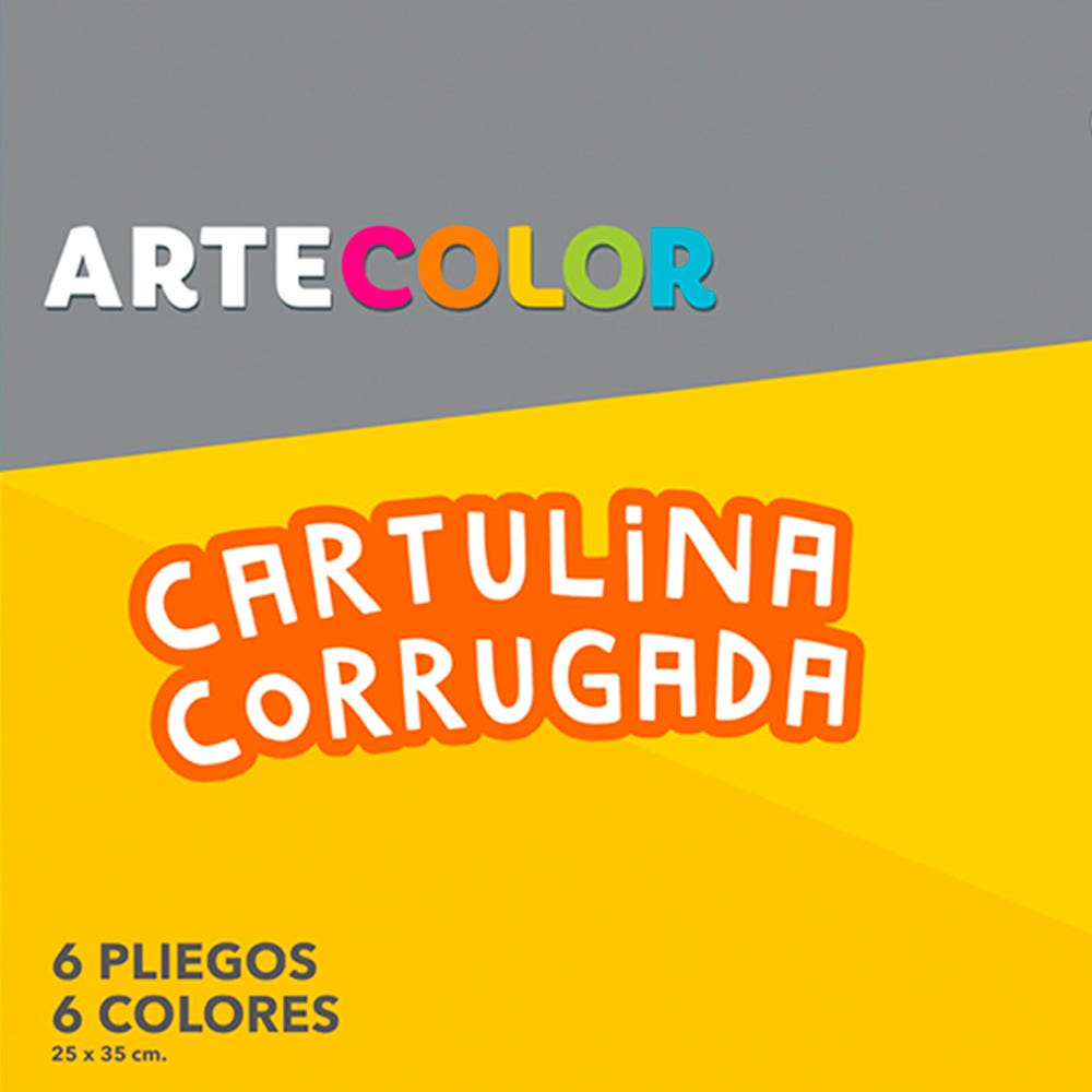 Estuche Artecolor Cartulina Corrugada Artel