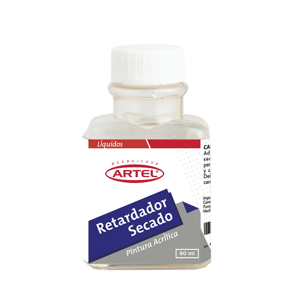 Retardador Secado Pintura Acrílica 80ml. Artel