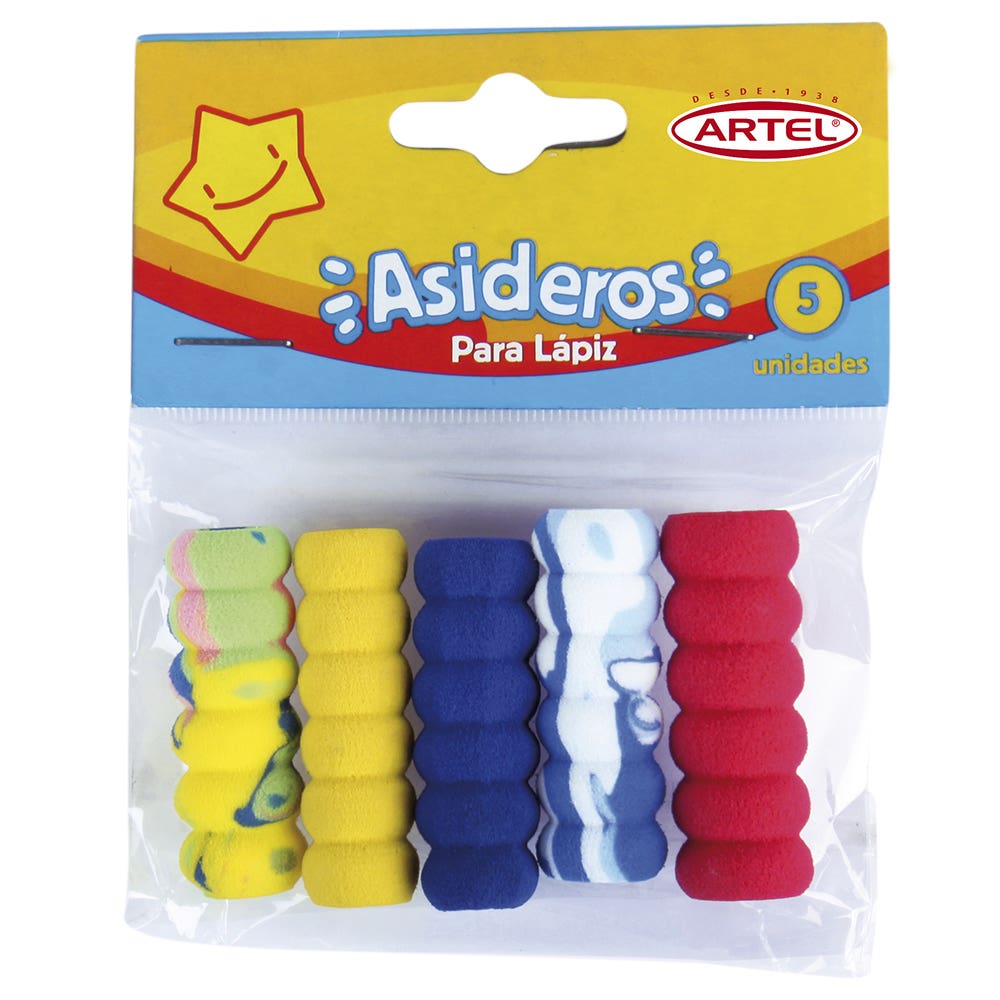 5 Asideros Para Lápiz Artel