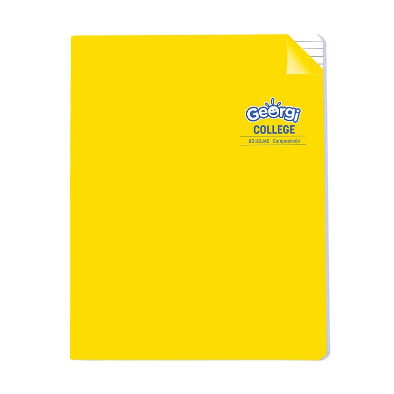 Cuaderno College 80 Hojas Composición Georgi