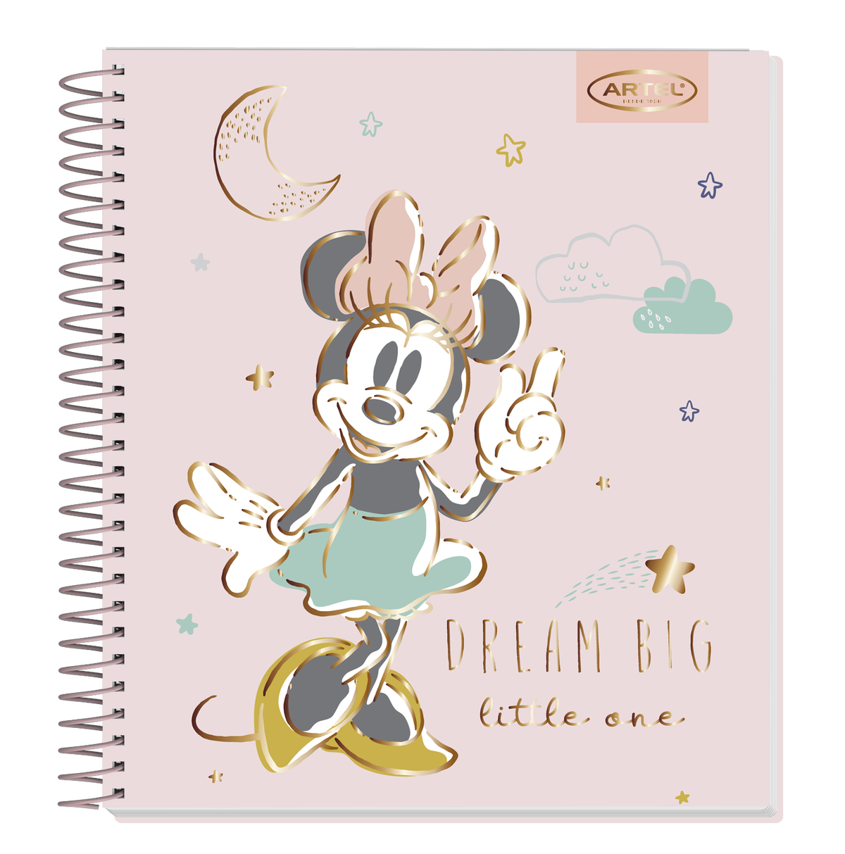 Cuaderno Book Artel 120 Hojas Minnie