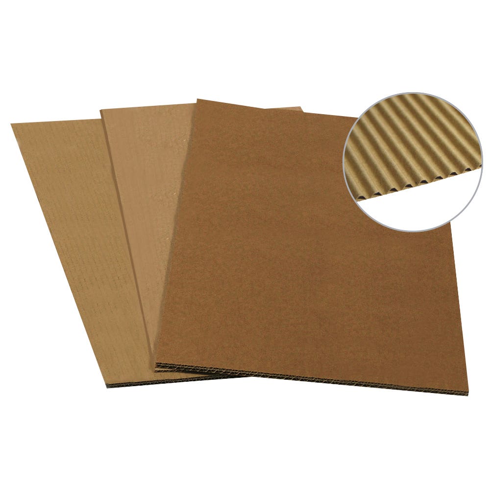 Carton corrugado Simple 77x110cm
