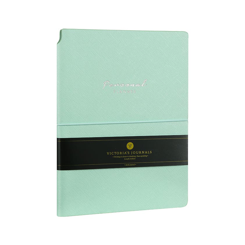 Libreta A5 Kuka Fashion Verde Lineas Victorias Journals