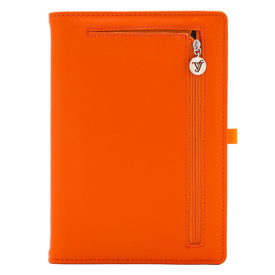 Libreta Tapa Naranja Victorias Journals 14x20 96h Linea 80g