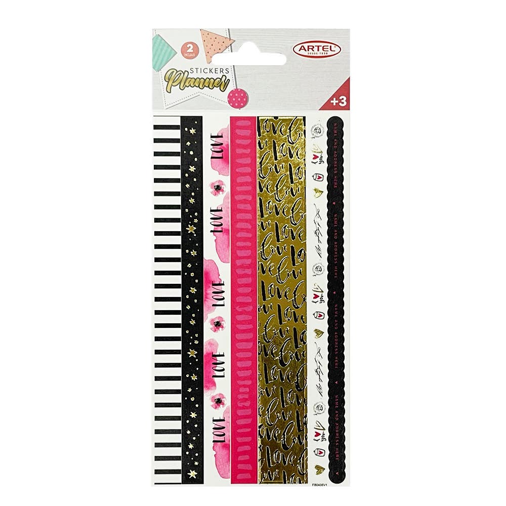 Stickers Bordes Washi 2 hojas