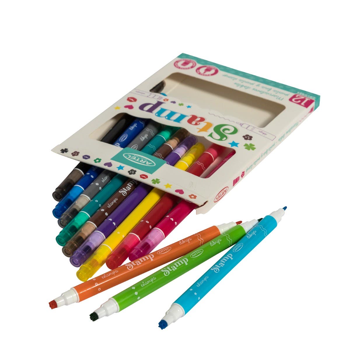 Set 12 rotuladores Confetti Doble Punta