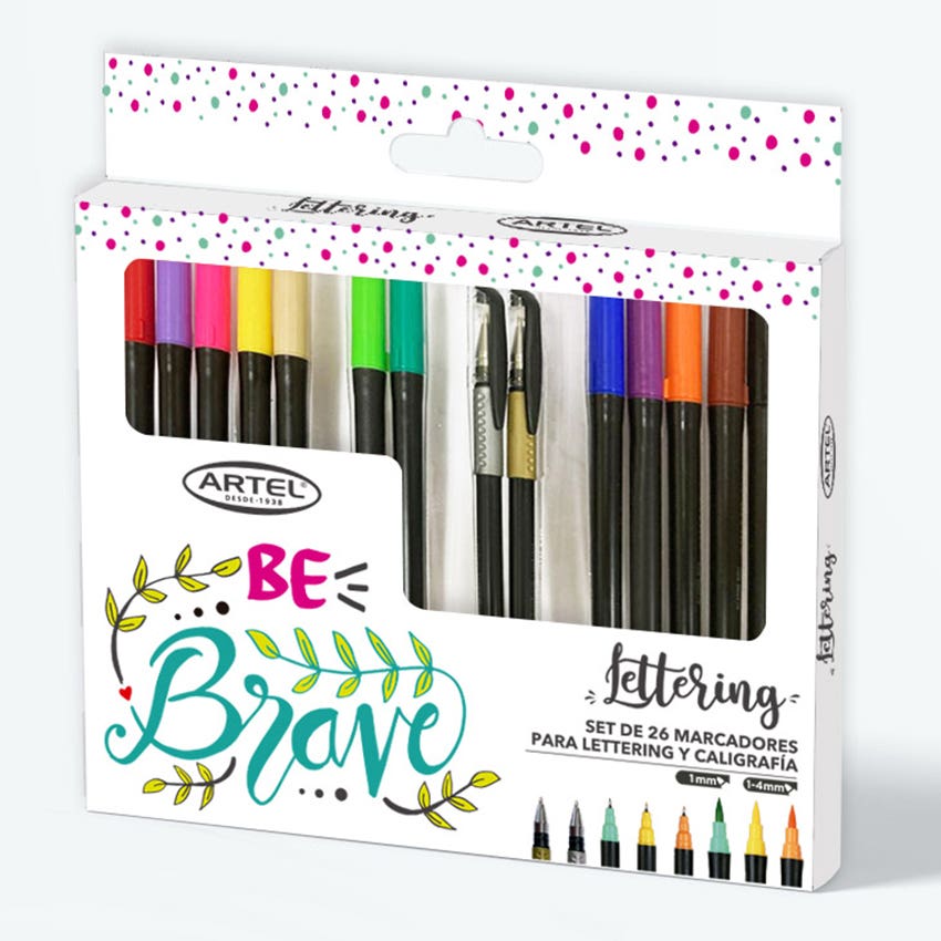 Set Lettering Artel 26pcs