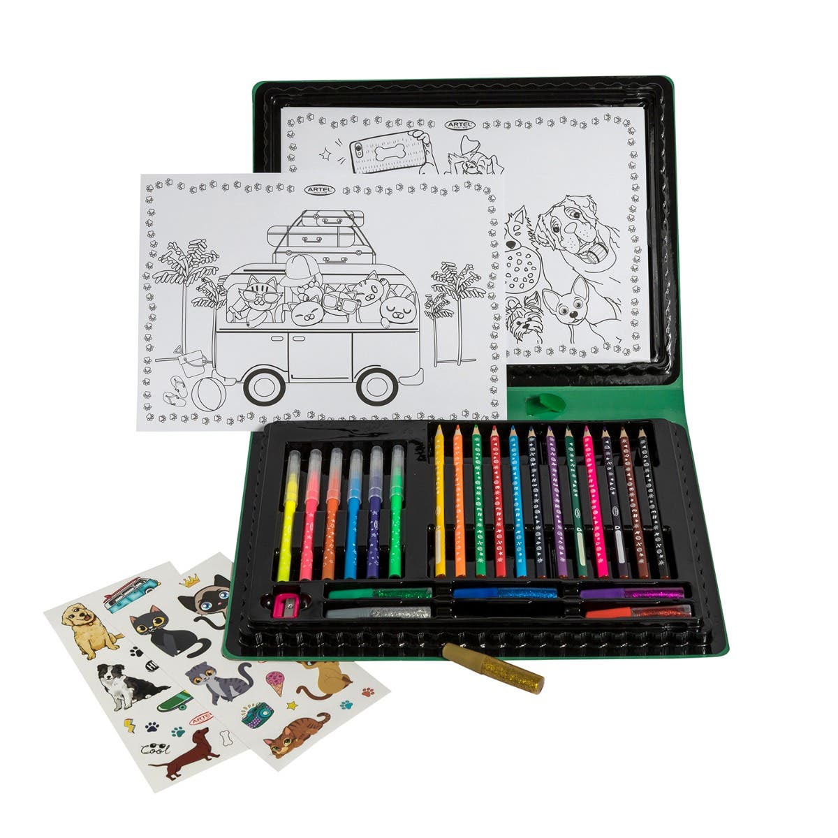 Set para Colorear Mascotas Artel