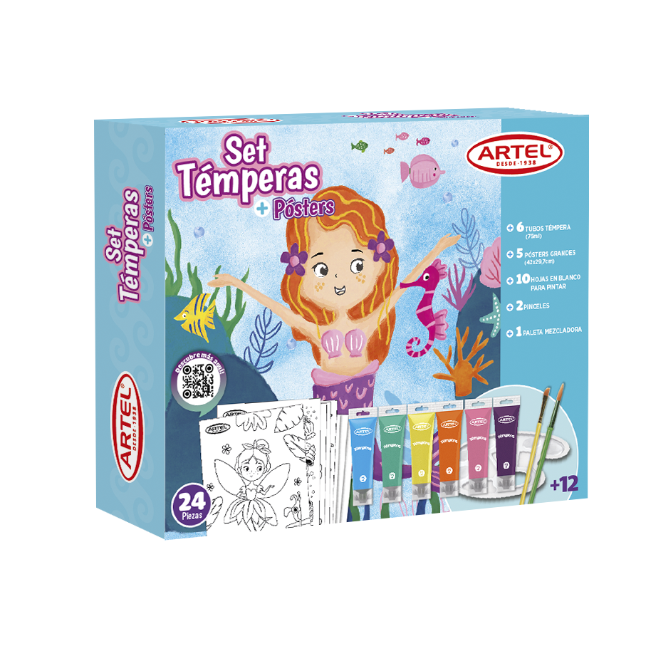 Set temperas Fantasia. Artel