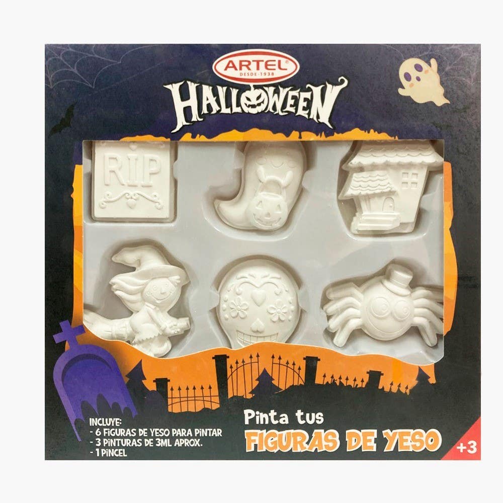 Figuras yeso para pintar Halloween