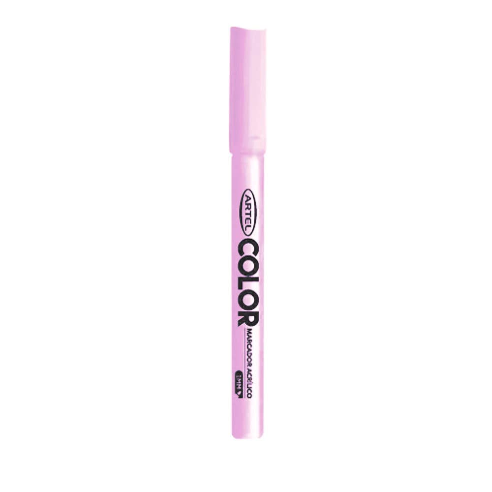 Marcador Acrilico Artel 1mm Rosa