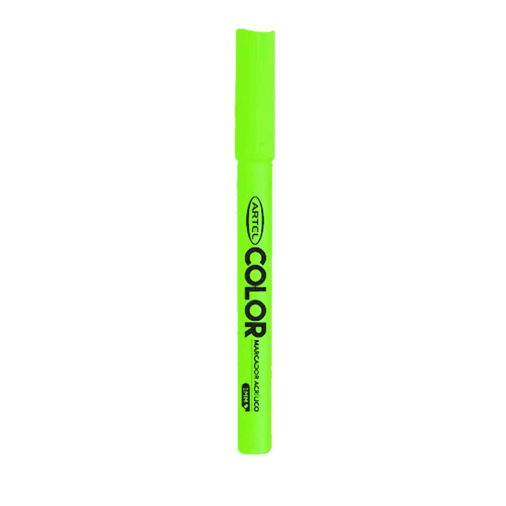 Marcador Acrilico Artel 1mm Verde Claro