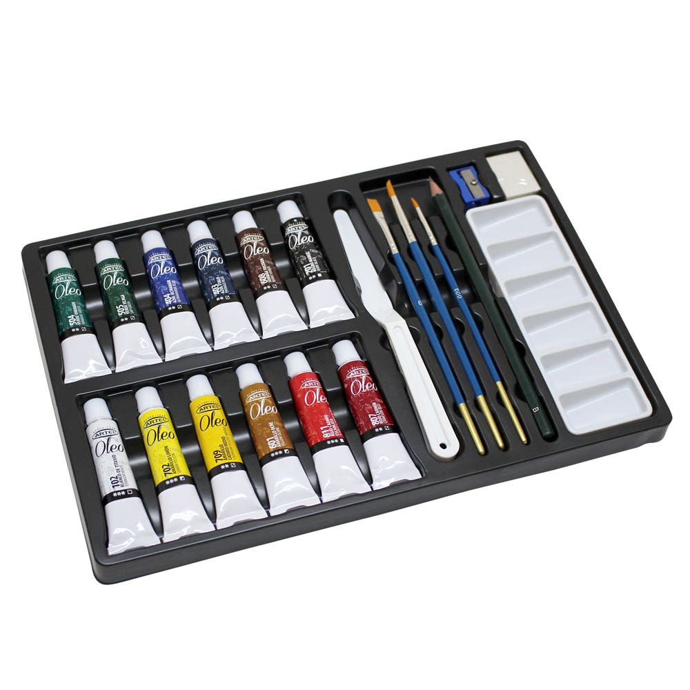 Set Pintura Oleo 20 Piezas Artel