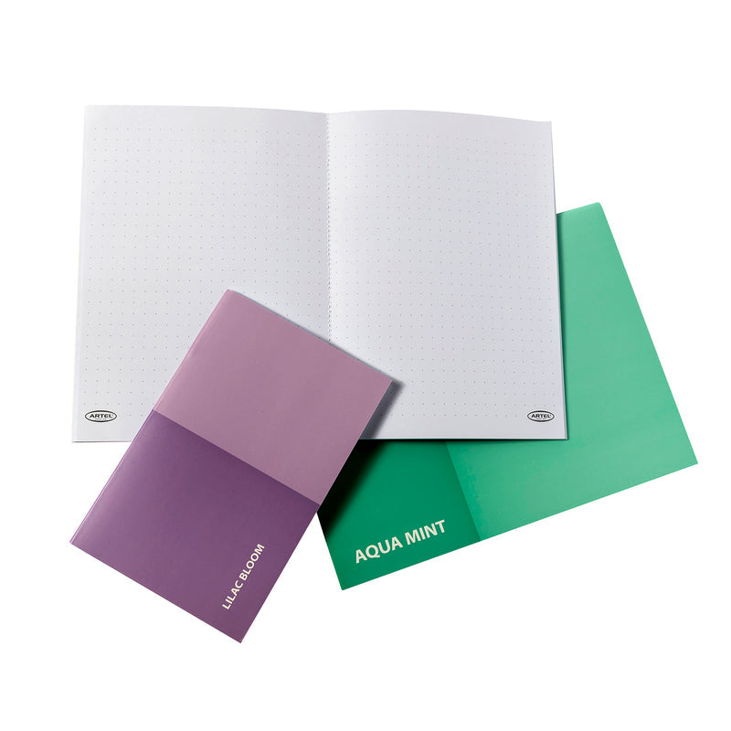 Set De 3 Libretas Artel Pastel