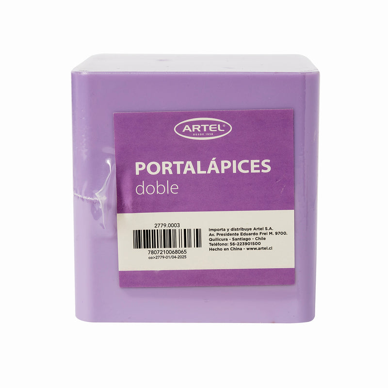 Portalápices Doble Artel Pastel