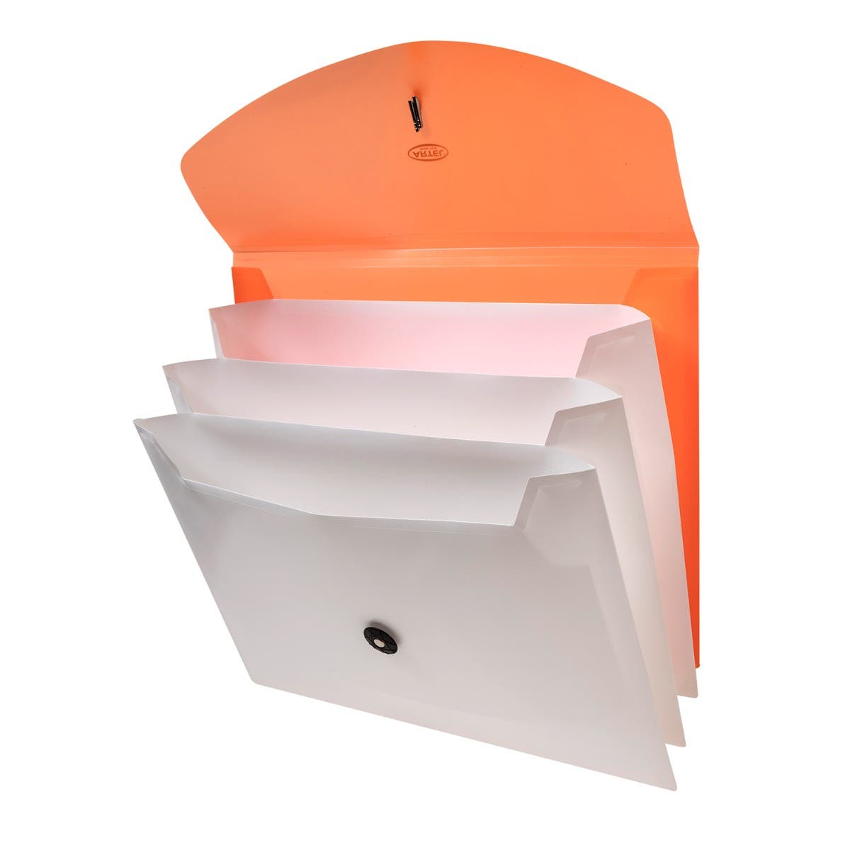 Carpeta Artel 4 Divisiones con Boton Metalizado Colores Variados