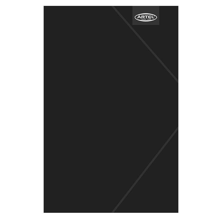 Carpeta Artel con Elástico Negra