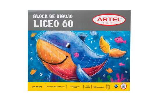 Block de Dibujo Liceo 60 20 Hojas Artel