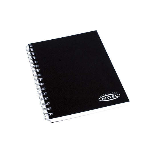 Croquera Negra Bond Prepicada 21,5X28Cm. 80 Hojas Artel