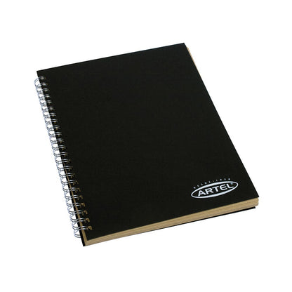 Croquera Tapa Negra Kraft 16X21cm. 50 Hojas Artel