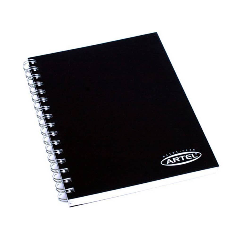 Croquera Tapa Negra Bond 24 13X9cm. 80 Hojas Artel