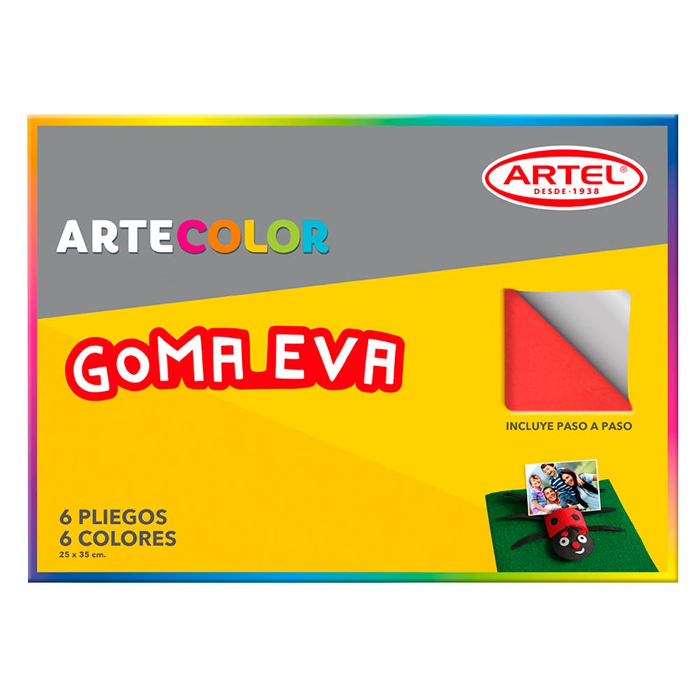 Estuche Artecolor Goma Eva Artel