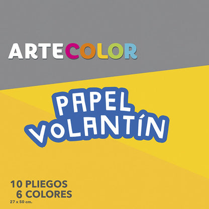 Estuche Artecolor Papel Volantín Artel