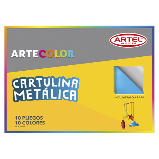 Estuche Artecolor Cartulina Metálica Artel