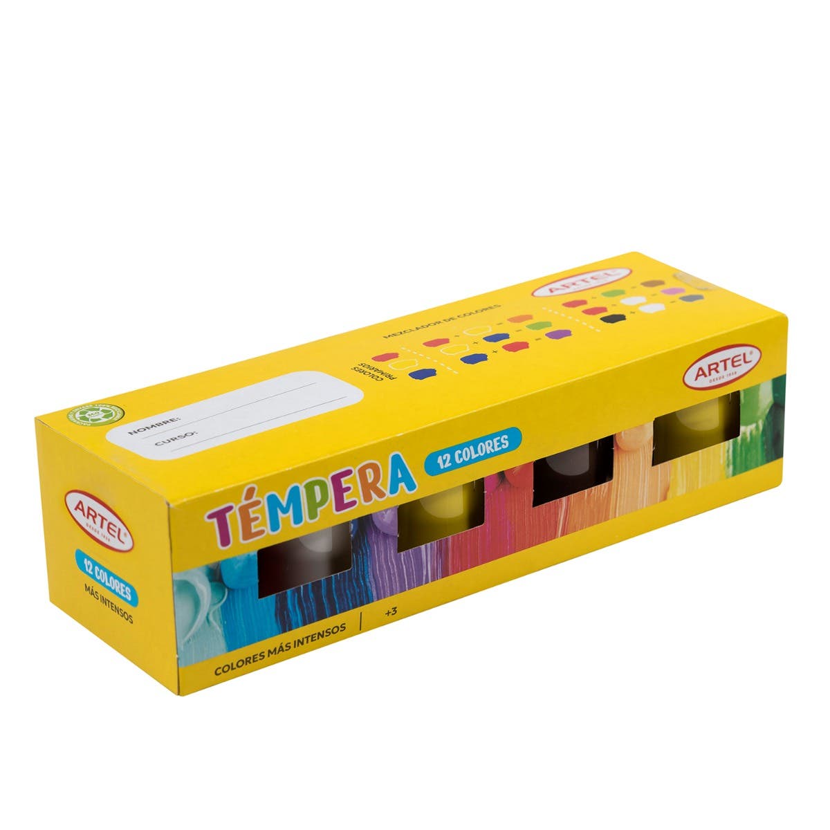 Estuche Tempera 12 Colores Artel