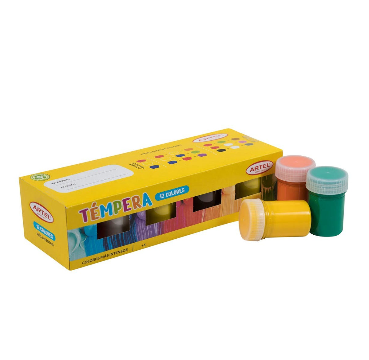 Estuche Tempera 12 Colores Artel