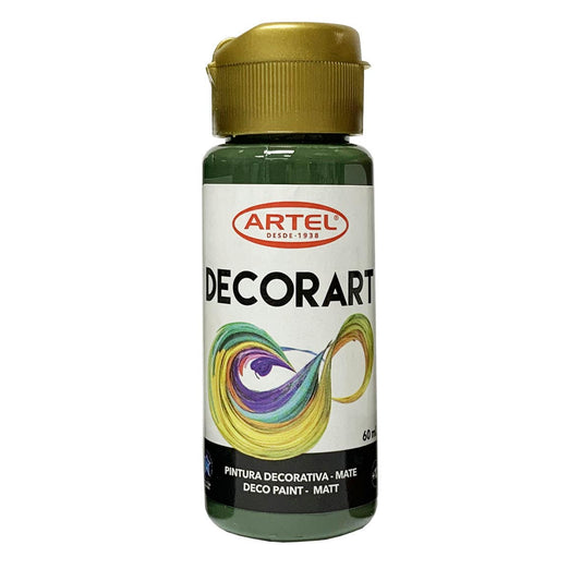 Pintura Decorart Verde Oscuro 57 60ml. Artel