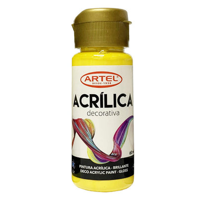 Pintura Acrílica Decorativa 60ml. Artel