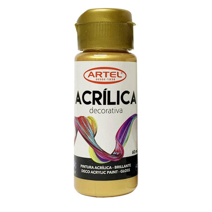 Pintura Acrílica Decorativa 60ml. Artel