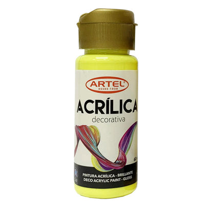Pintura Acrílica Decorativa 60ml. Artel
