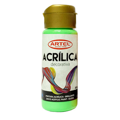 Pintura Acrílica Decorativa 60ml. Artel