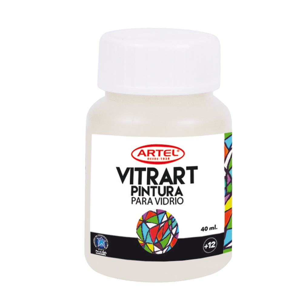 Pintura Vitrart Profesional 40ml. Artel