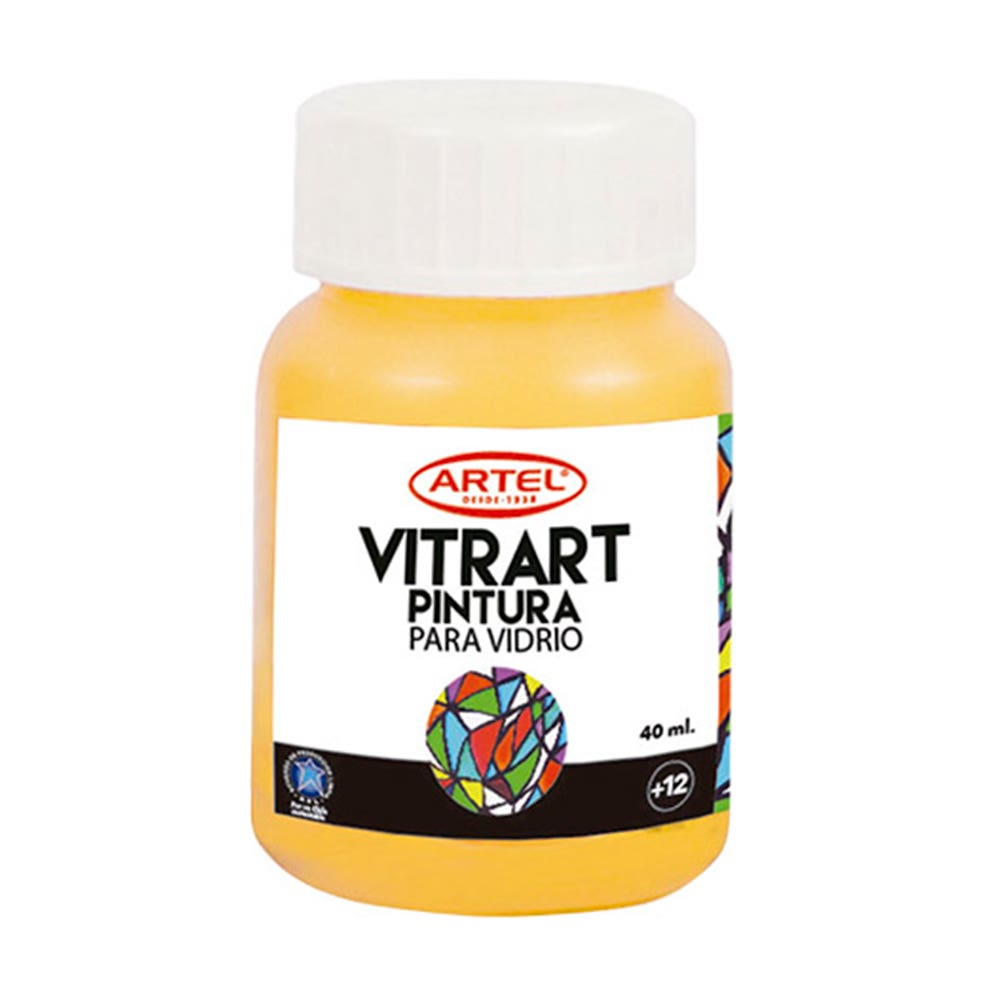 Pintura Vitrart Profesional 40ml. Artel
