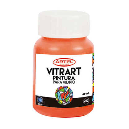 Pintura Vitrart Profesional 40ml. Artel