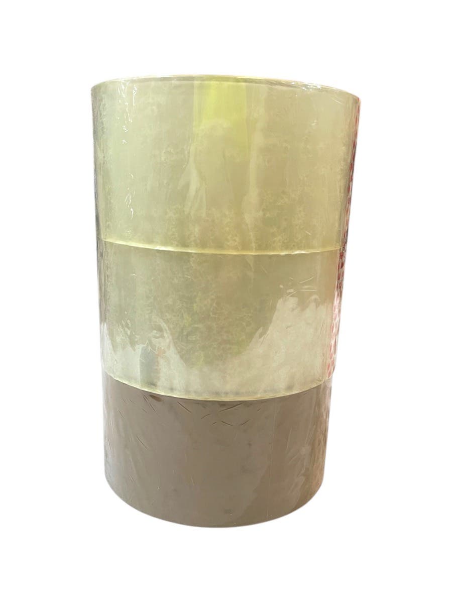 Pack 3 cintas embalar 2 transp,1 café Artel