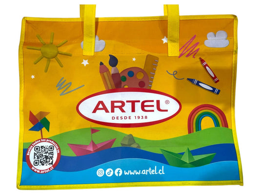 Bolsa Promocional Amarilla con cierre Artel
