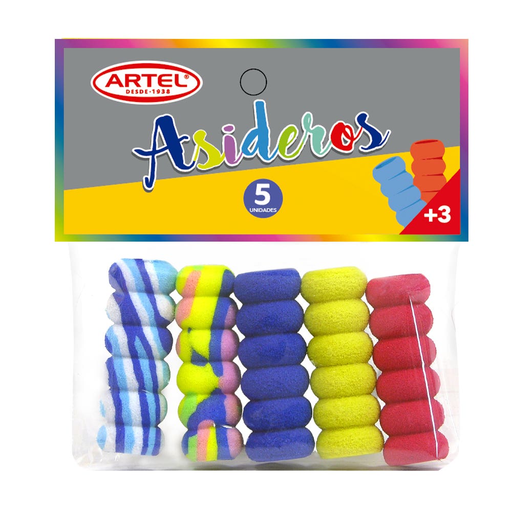 5 Asideros Para Lápiz Artel