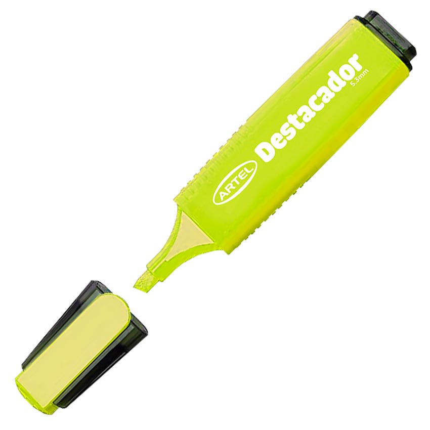 Destacador Artel Amarillo biselado 5,3mm