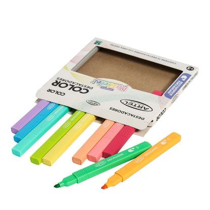 Destacadores Pastel x 12 und Artel