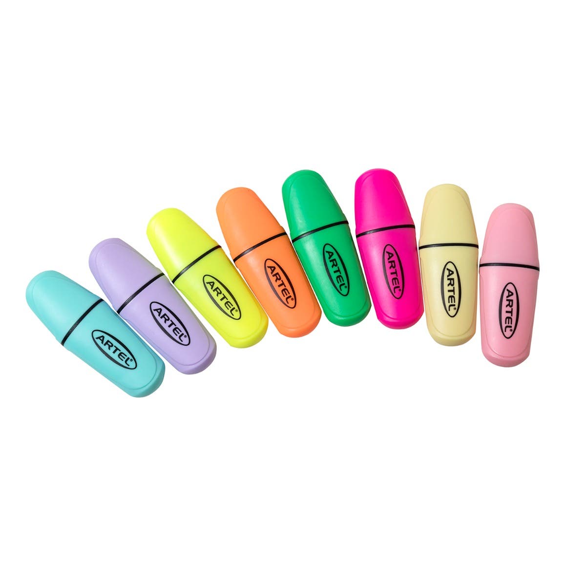 Destacador Mini Pastel + fluor 8 unidade