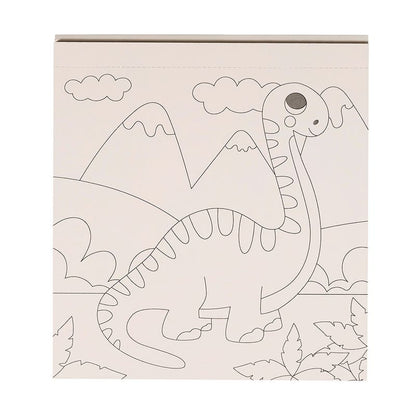 Block Para Colorear Dinos Artel
