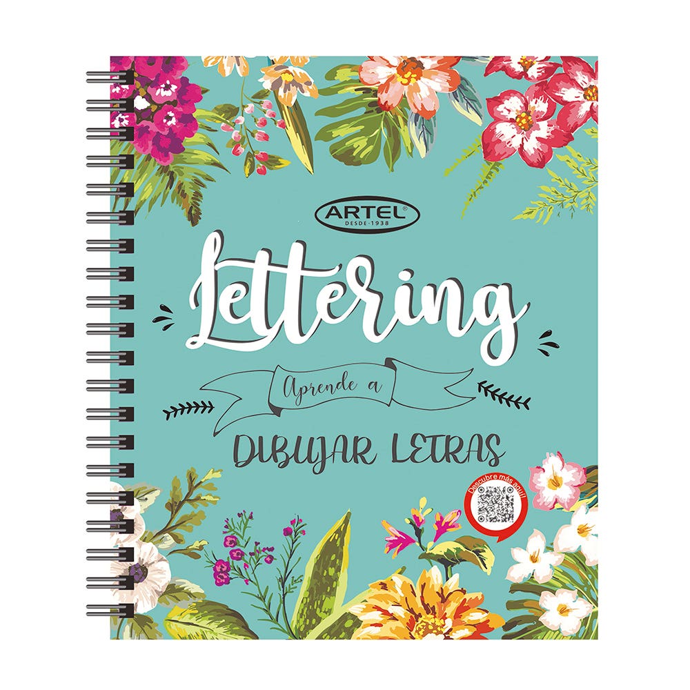 Libro Lettering 21x25cm. Artel