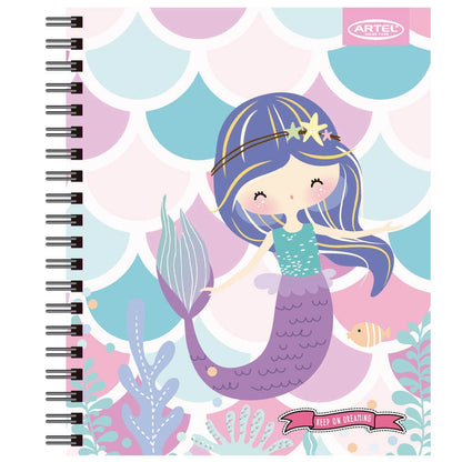 Cuaderno Universitario Keep on Dreaming 100 Hojas 7mm. Diseño Aleatorio Artel