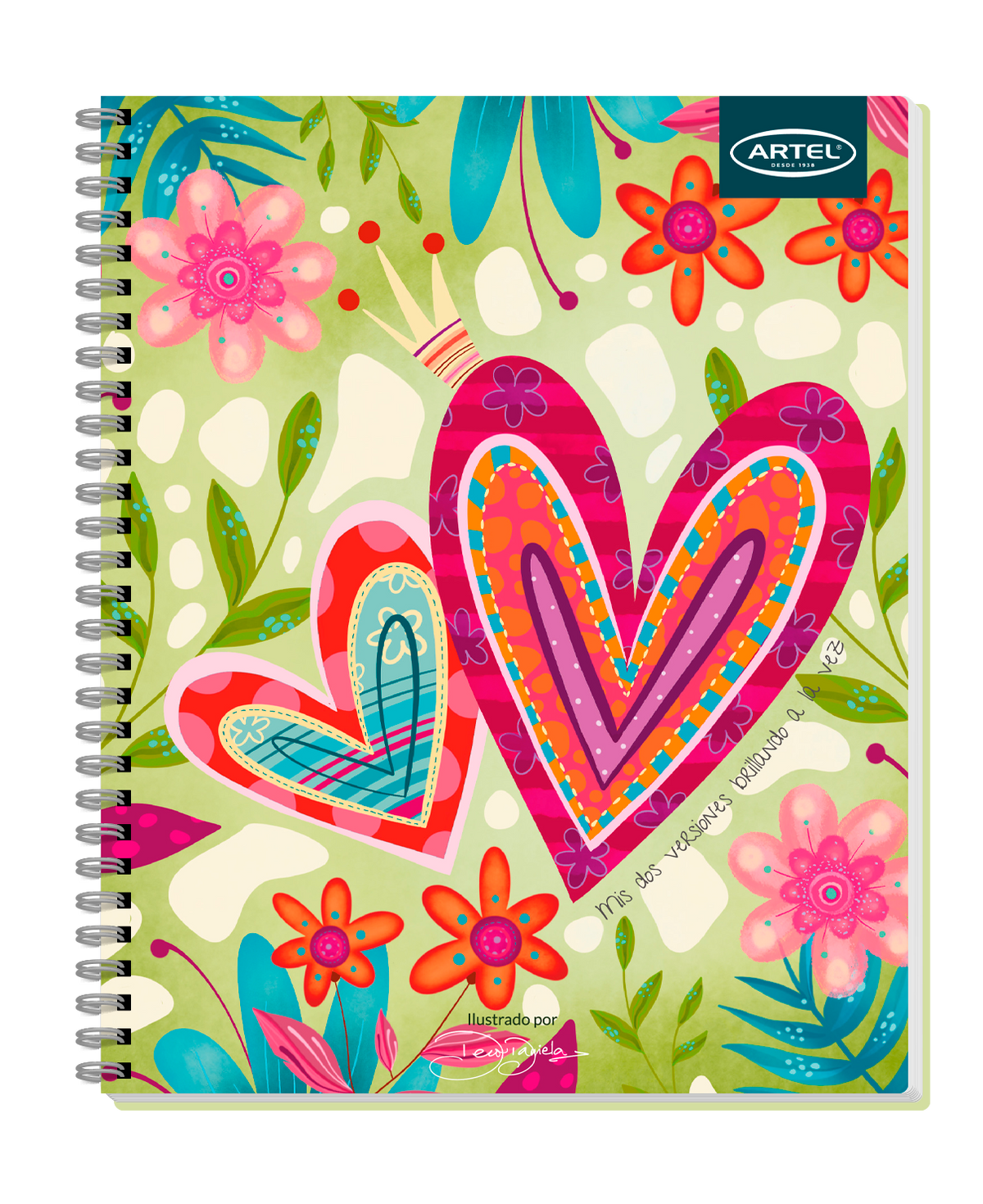 Cuaderno Universitario Artel 100 Hojas 7 Mm Deco Daniela