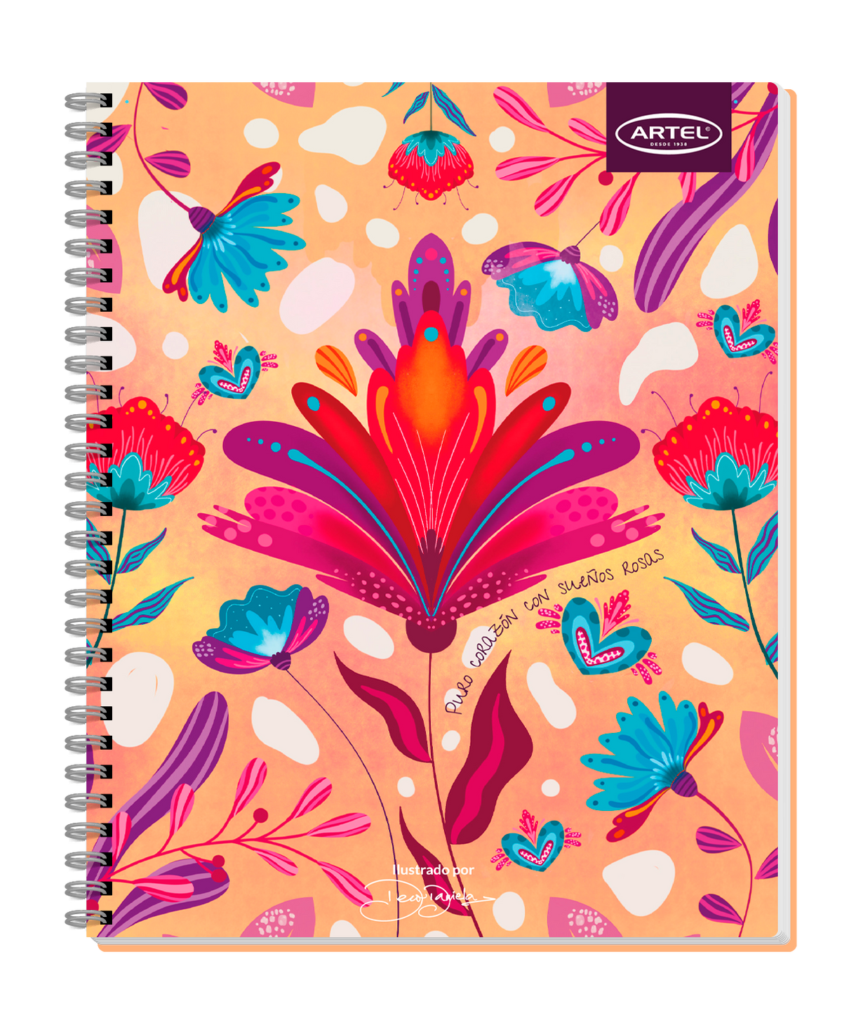 Cuaderno Universitario Artel 100 Hojas 7 Mm Deco Daniela
