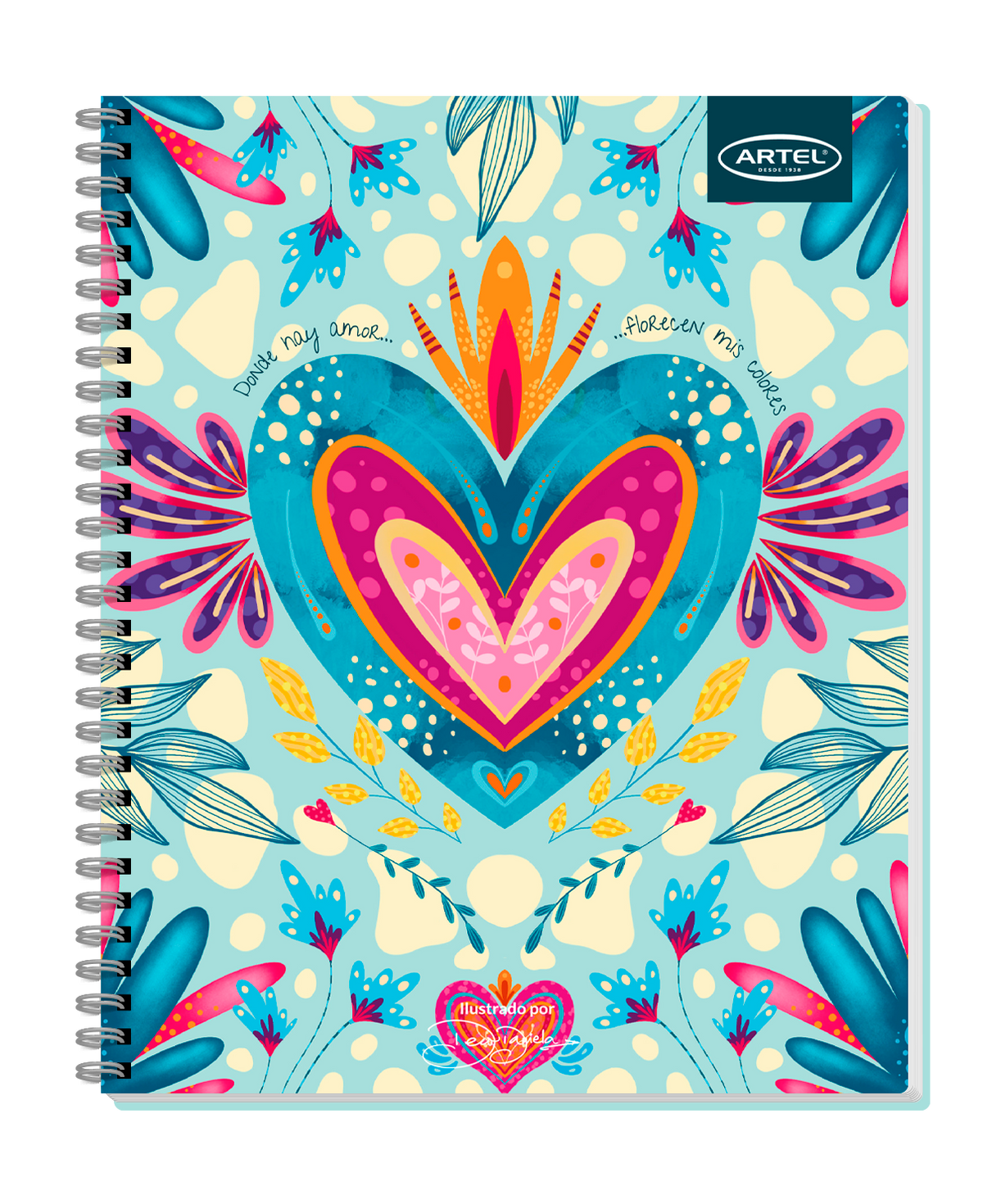 Cuaderno Universitario Artel 100 Hojas 7 Mm Deco Daniela